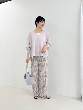 「MICO COULIER（ミコクリエ）のアイテム」を使った、nol takitaさん（レディース・159cm）の春コーディネート