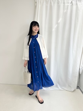 「MICO COULIER（ミコクリエ）のアイテム」を使った、nol takitaさん（レディース・159cm）の春コーディネート