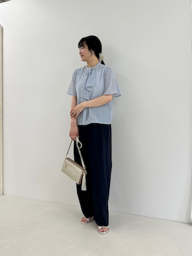 「MICO COULIER（ミコクリエ）のアイテム」を使った、nol takitaさん（レディース・159cm）の春コーディネート