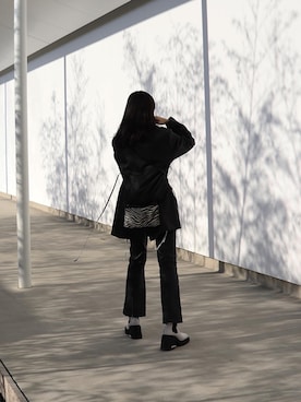 「stein（シュタイン）のアイテム（ジャケット/アウター）」を使った、mahoさん（レディース・173cm）の春コーディネート
