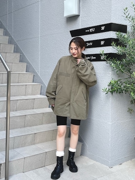 「M65」｜yumeさん（レディース・162cm）の秋コーディネート