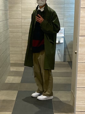 「JOURNAL STANDARD relume（ジャーナルスタンダード　レリューム）のアイテム（ミリタリージャケット）」を使った、hiroさん（メンズ・171cm）の春コーディネート