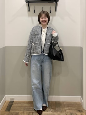 Moekaさん（レディース・162cm）の冬コーディネート