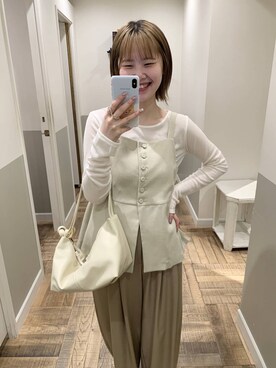 Moekaさん(レディース・162cm)の春コーディネート