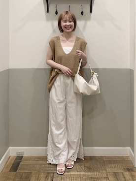 Moekaさん（レディース・162cm）の夏コーディネート