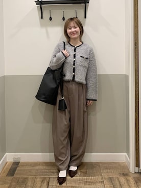 Moekaさん(レディース・162cm)の冬コーディネート