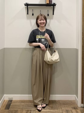 「A part by（アパートバイ）のアイテム」を使った、Moekaさん（レディース・162cm）の春コーディネート