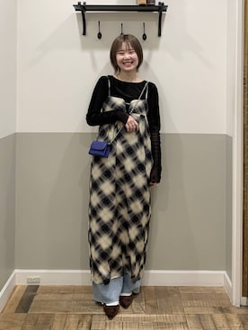 Moekaさん（レディース・162cm）の冬コーディネート