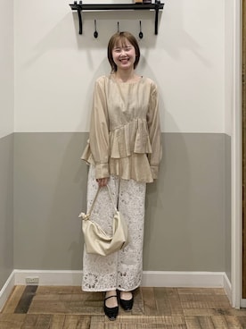 Moekaさん（レディース・162cm）の春コーディネート