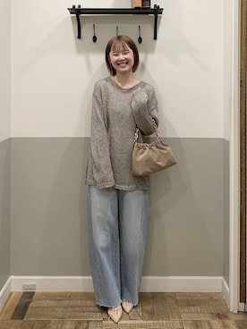 Moekaさん（レディース・162cm）の春コーディネート