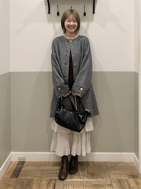 Moekaさん(レディース・162cm)の秋コーディネート
