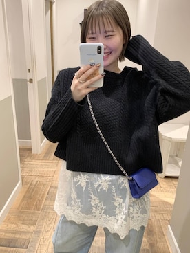 Moekaさん(レディース・162cm)の冬コーディネート