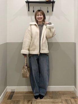 Moekaさん(レディース・162cm)の冬コーディネート