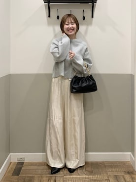 「A part by（アパートバイ）のアイテム（ブーツ）」を使った、Moekaさん（レディース・162cm）の冬コーディネート