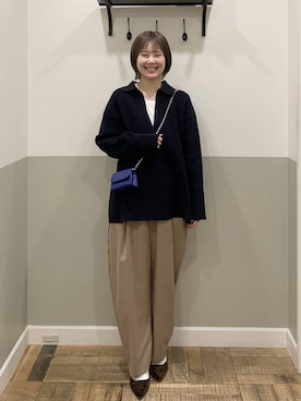 Moekaさん（レディース・162cm）の冬コーディネート