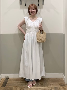 Moekaさん（レディース・162cm）の夏コーディネート