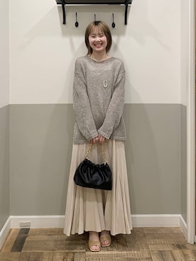 Moekaさん（レディース・162cm）の春コーディネート