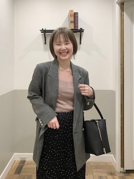 Moekaさん（レディース・162cm）の冬コーディネート