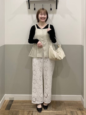 Moekaさん(レディース・162cm)の春コーディネート