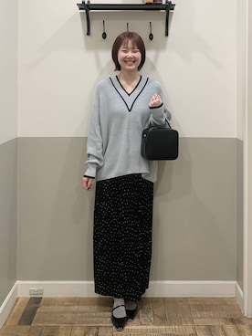 Moekaさん（レディース・162cm）の冬コーディネート