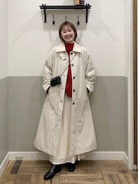「apart by lowrys」｜「アイテム（ジャケット/アウター）」を使った、Moekaさん（レディース・162cm）の冬コーディネート