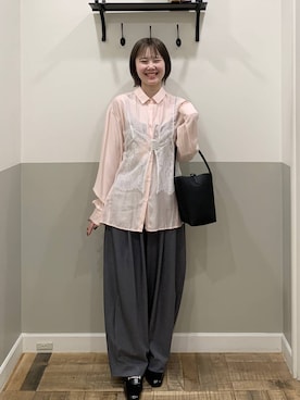 Moekaさん（レディース・162cm）の冬コーディネート