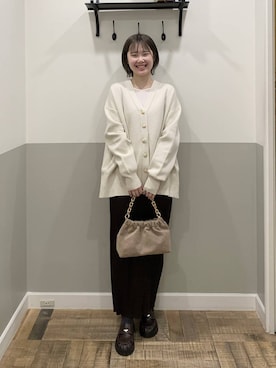 Moekaさん（レディース・162cm）の冬コーディネート