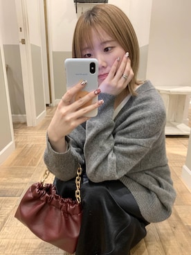 Moekaさん（レディース・162cm）の冬コーディネート