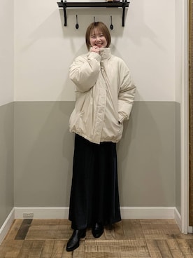 「apart by lowrys」｜「アイテム（ジャケット/アウター）」を使った、Moekaさん（レディース・162cm）の冬コーディネート