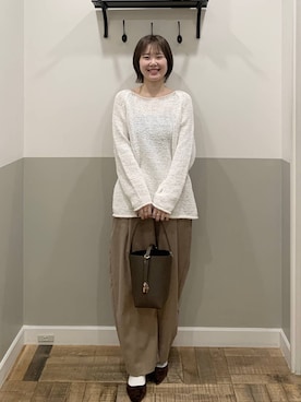 Moekaさん(レディース・162cm)の冬コーディネート