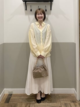 Moekaさん（レディース・162cm）の春コーディネート