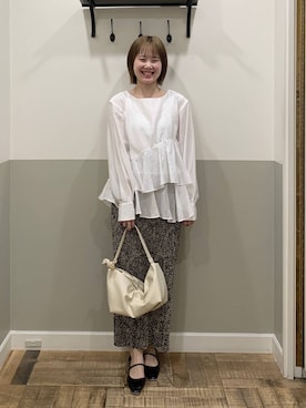 Moekaさん（レディース・162cm）の春コーディネート