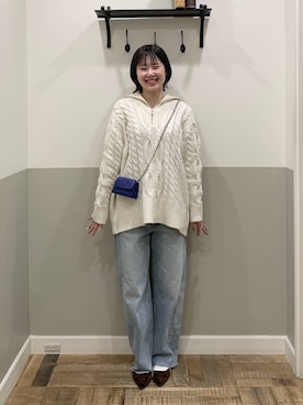 Moekaさん(レディース・162cm)の冬コーディネート