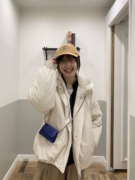 Moekaさん（レディース・162cm）の冬コーディネート