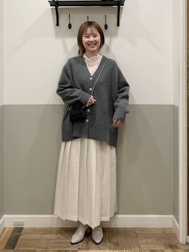 Moekaさん（レディース・162cm）の冬コーディネート