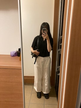 「アイテム（サンダル）」を使った、saehie8190さん（レディース・157cm）の夏コーディネート