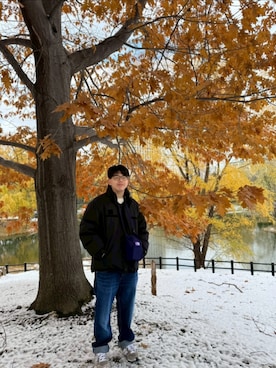 「アイテム（バッグ）」を使った、justin0616さん（メンズ・170cm）の秋コーディネート