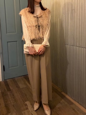 「BONLECILL noir（ボンルシールノワール）のアイテム」を使った、Rihoさん（レディース・167cm）の春コーディネート