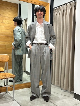 「アイテム（その他アウター）」を使った、rikutoさん（メンズ・175cm）の春コーディネート