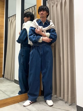 「EKAL（エカル）のアイテム」を使った、rikutoさん（メンズ・175cm）の夏コーディネート