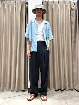「ur」｜rikutoさん（メンズ・174cm）の夏コーディネート