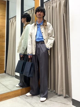 「THOMAS MASON（トーマス メイソン）のアイテム」を使った、rikutoさん（メンズ・175cm）の春コーディネート