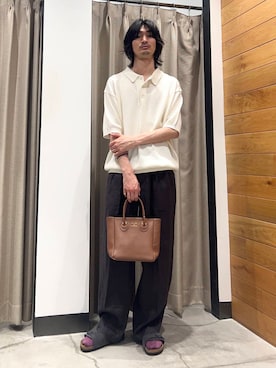 「URBAN RESEARCH（アーバンリサーチ）のアイテム（ニット/セーター）」を使った、rikutoさん（メンズ・174cm）の春コーディネート