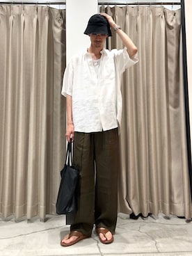 「BROOKS BROTHERS（ブルックスブラザーズ）のアイテム」を使った、rikutoさん（メンズ・174cm）の夏コーディネート
