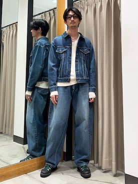 「URBAN RESEARCH（アーバンリサーチ）のアイテム（メガネ）」を使った、rikutoさん（メンズ・175cm）の秋コーディネート