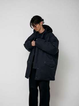 「clarks」｜「アイテム（その他アウター）」を使った、rikutoさん（メンズ・174cm）の秋コーディネート