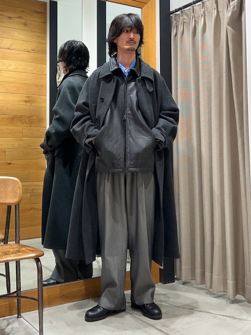 セール】ANOTHER OFFICE Voyager Bold Balmacaan Coat（その他アウター