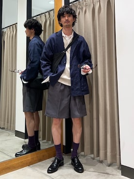 「Wrangler（ラングラー）のアイテム」を使った、rikutoさん（メンズ・175cm）の夏コーディネート