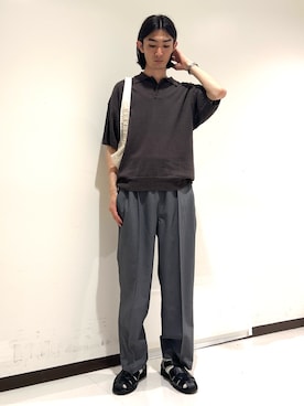「URBAN RESEARCH（アーバンリサーチ）のアイテム（サンダル）」を使った、rikutoさん（メンズ・174cm）の夏コーディネート