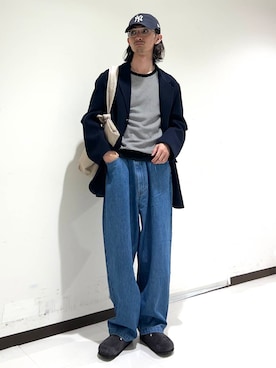 「gicipi（ジチピ）のGICIPI　LUPO（ニット/セーター）」を使った、rikutoさん（メンズ・174cm）の秋コーディネート